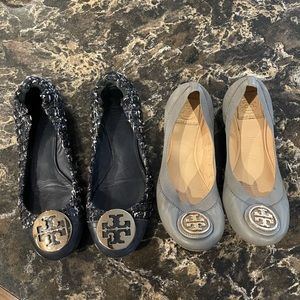 Tory Burch ballet flats - 2 pairs - size 7.
